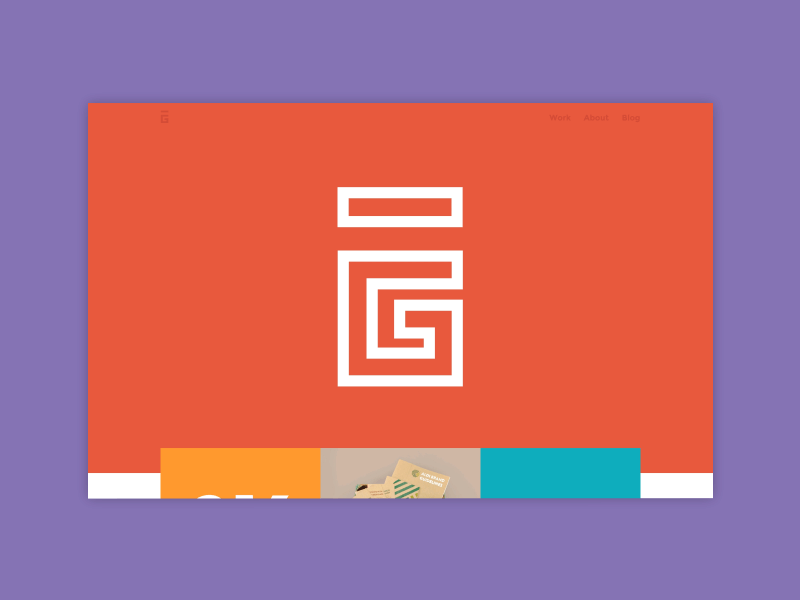 Landing Page dailyui landing page personal portfolio site ui ux web website