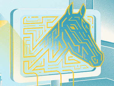 Trojan czech editorial horse illustration malware trojan vector