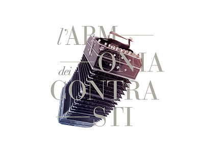 L'armonia dei Contrasti artwork bodoni event graphic print tango