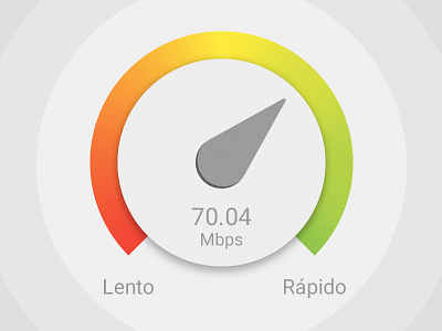 Speedometer UI android flat mobile speed speedometer ui