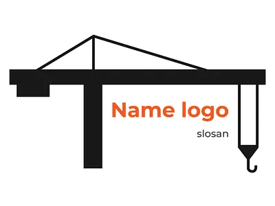 Logo for a construction company branding graphic design money