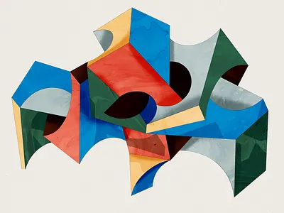 Warped Passage 3d artwork design graphic design illustration