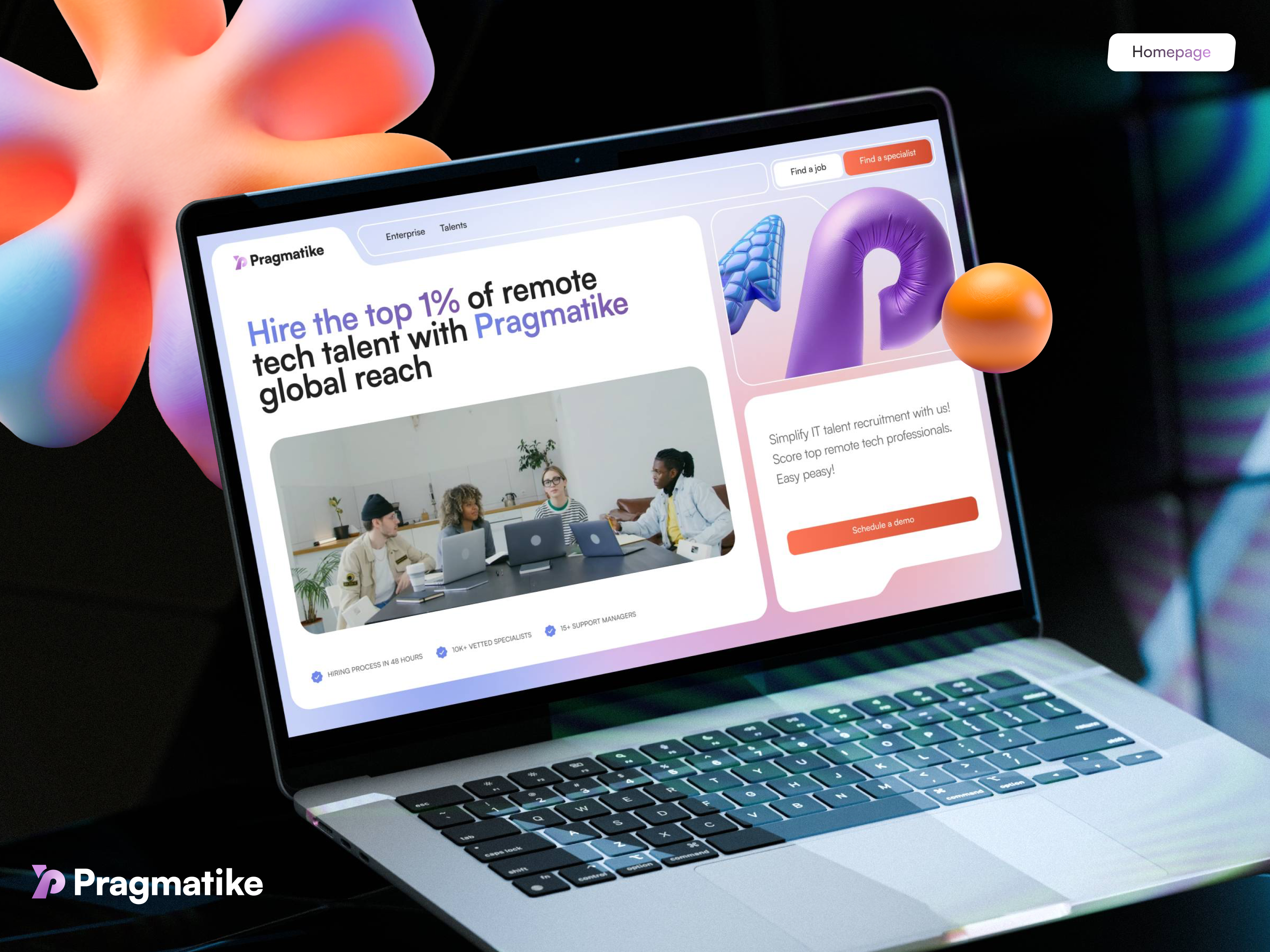 Example of Website Design & Development