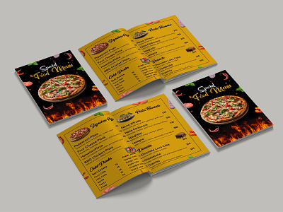 Creative Bifold Menu Card Design advertising brand identity branding corporate menu brochure creative food poster creative menu card elegant letterhead food menu graphic design kdp leaflet logo design menu design menu flyer menu poster minimal professional menu card restaurant branding social media poster typography