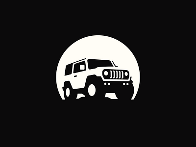 Jeep Illustration adventure automatic automation branding car clean engine icon illustration jeep logo logo designer minimal negative space sports suv symbol tracking transport vehicle