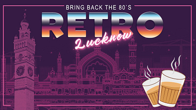 Old Retro Lucknow branding graphic design motion graphics