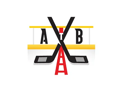 Along the Boards boards brand branding hockey ice illustration logo sports sticks website