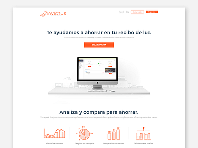 Invictus Proposal app invictus landing orange proposal web