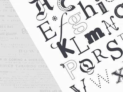 Newspaper Inspired Baby Shower baby shower design letters print typography