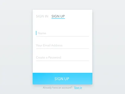 Daily UI #1 - Signup dailyui signup sketch ui