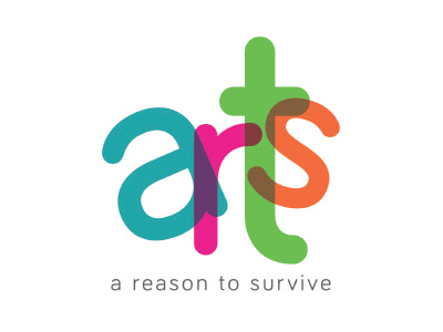 ARTS Logo art brand branding colorful colors graphic design logo nonprofit