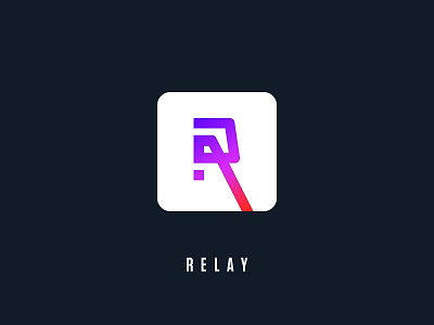 Relay Logo Concept concept icon logo r relay