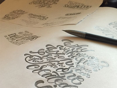 Upcoming designs in progress hand lettering lettering sketch typography wip