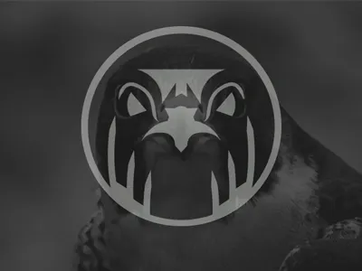 Arabic Falcon - Logo aguila arabic bid brand design falcon flat logo minimalist