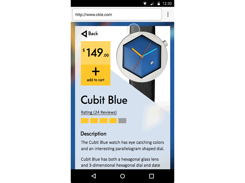UI 2 - Product Card (On Mobile) 100 days of ui add to cart animation checkout e commerce flat gif interface mobile principle sketch ui
