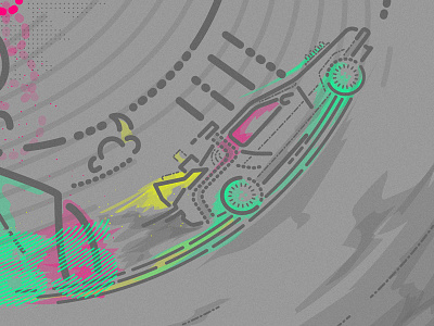 BTTF bttf car colour delorean experiment icon illustration lines