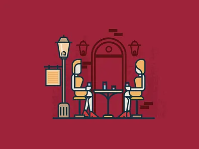 Best Friends colors design flat friends illustration minimal strokes