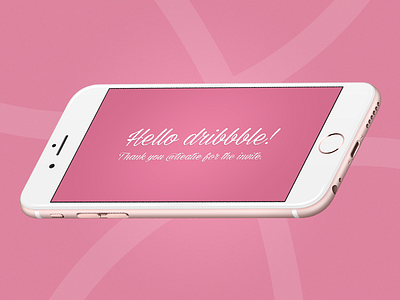Hello Dribbble debut dribbble first shot invite romania thanks ui design
