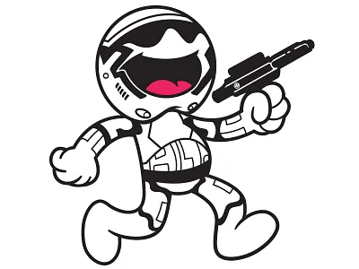 Walking On Stars color design illustration pop culture