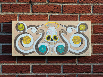 Day of the Dead day of the dead dia de los muertos flowers louisville pattern pencil prisma color robby davis skull snakes sugar skull symmetry