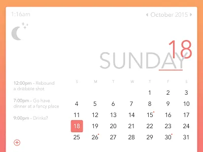 Calender calender challenge design rebound ui ux