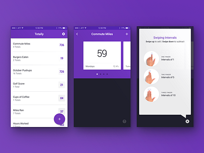 Totally v2 coming soon! amounts app cambrian count data material measure personal swlkr totally track tracking