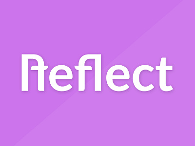 Reflect logotype logo