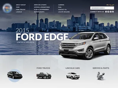 Car Dealer car dealer ford franchise long navigation out of the box