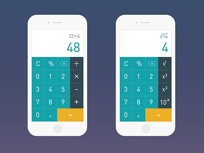DailyUI day 004: Calculator 004 calculator dailyui math