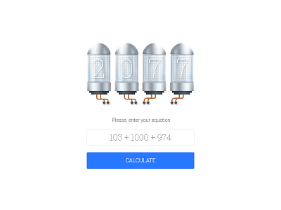 UI challenge - Calculator #004 calculator dailyui forumla math numbers ui ui challenge