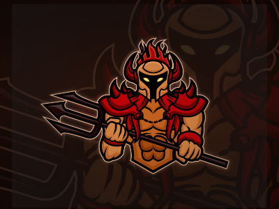 Hades Mascot Logo death esports esports logo gaming god hades hell logo logo design mascot mascot logo underworld