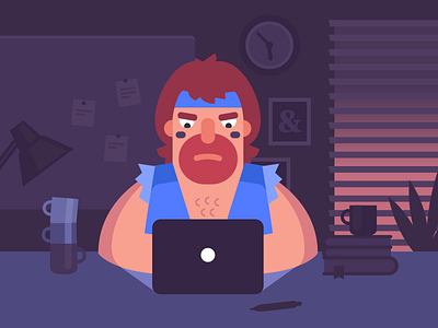 Design taught me… blue chuck norris design designer hero illustration job ninja office playoff work