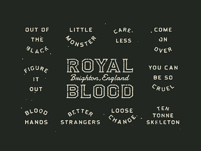 Royal Blood curves england letters music rock royal blood type uk