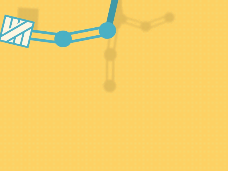 Robot arm after effects animation gif loop mograph motion robot rubberhose