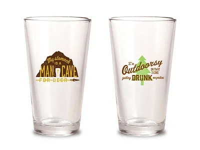 Pour Folk Pints 3 beer cave draft drunk glass novelty outdoors patio pint tree