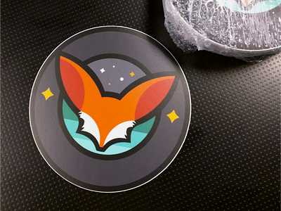 Sticker 002 emblem firefox mobile print sticker