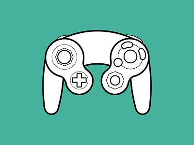 Gamecube Controller controller gamecube minimal nintendo video games