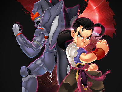 Xenogears Weltall and Fei character fei game graphicdesigns harveylanot lanotdesign weltall xenogears