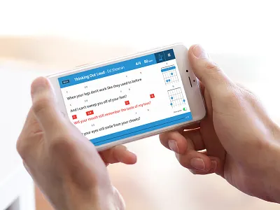 Music tab app app blue guitar ios iphone mobile music notes red tab