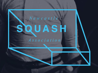 Squash Logo lockup logo sport squash type