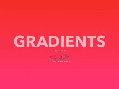 GRADIENTS colors css gradient