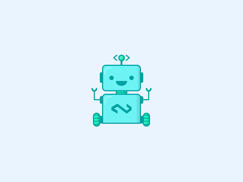 Robot mascot cssocial good illustration mascot robot