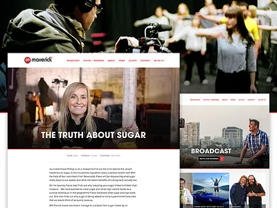 Maverick TV comps maverick tv page comps website