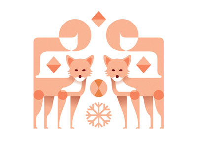 Origin of symmetry - foxes (Personal 2015)