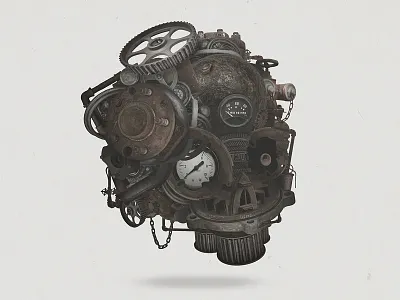 Mouldysoul - Senses LP artwork skull