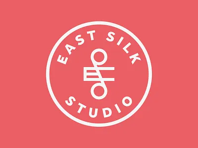 East Silk Studio concept identity logo silk stamp symbol wip