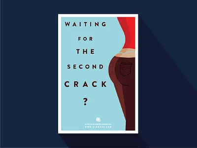 Booty postcard algrano booty brandon grotesque coffee hipster illustration postcard sexy