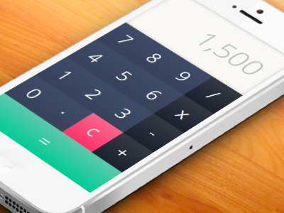 Calculator (Daily UI 004) 004 dailyui