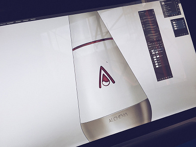 Alchema Industrial design concept 3d alchema branding device industrial design photoshop wine