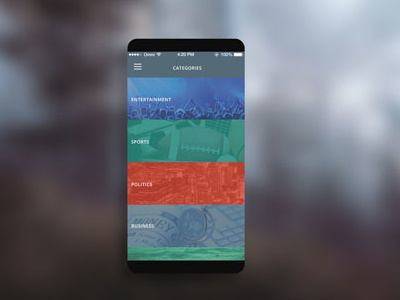 Social App clean creative design flat minimal